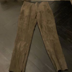 Zara faux suede leggings